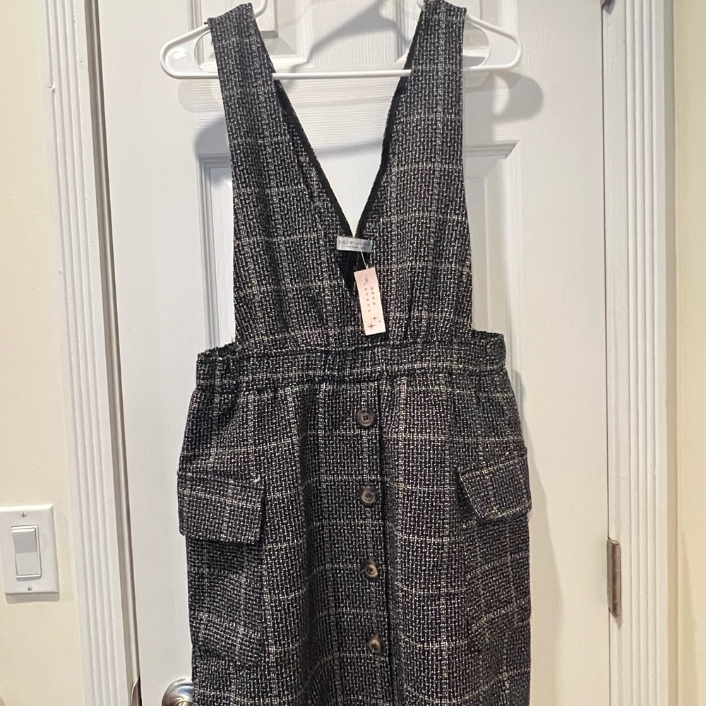 Paper Crane Monochrome Tweed Dress